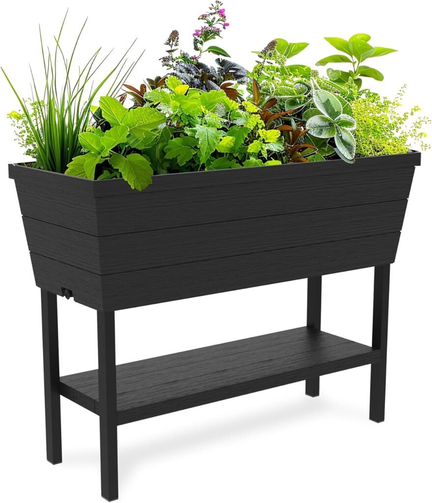 Self-watering raised garden bed for men over 45