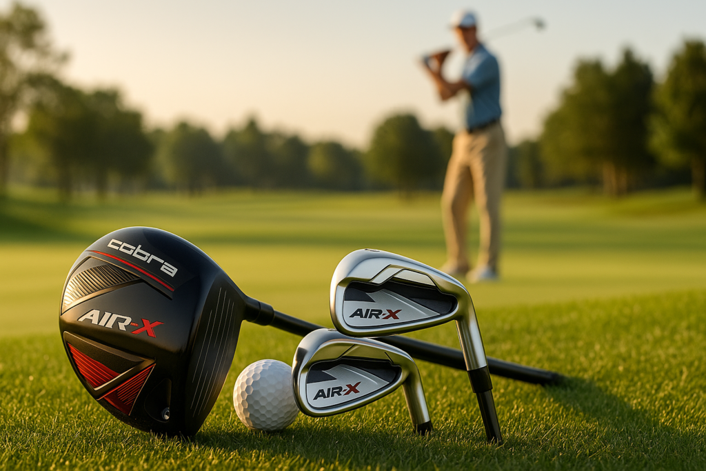 Cobra Air-X Men’s Complete Set designed for senior golfers seeking lightweight control and smooth swing speed