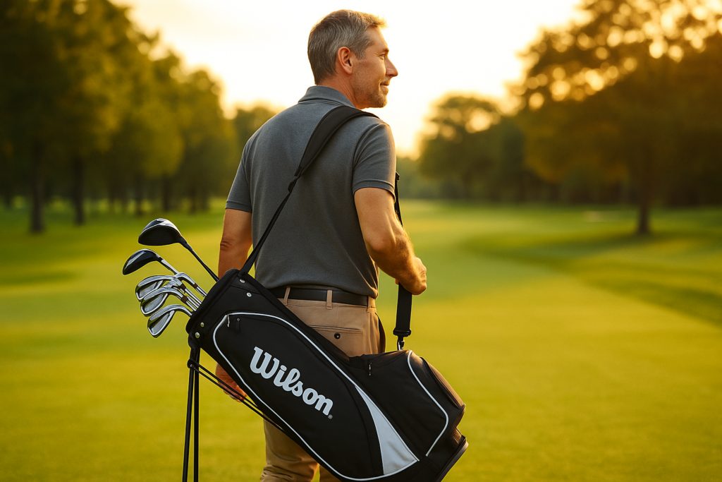 Wilson Profile SGI Senior Golf Set with graphite shafts designed for older golfers rebuilding confidence on the course